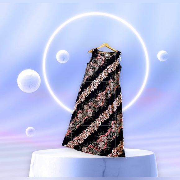 Hilo Hattie vintage hawaiian maxi dress size Large - Picture 5 of 16